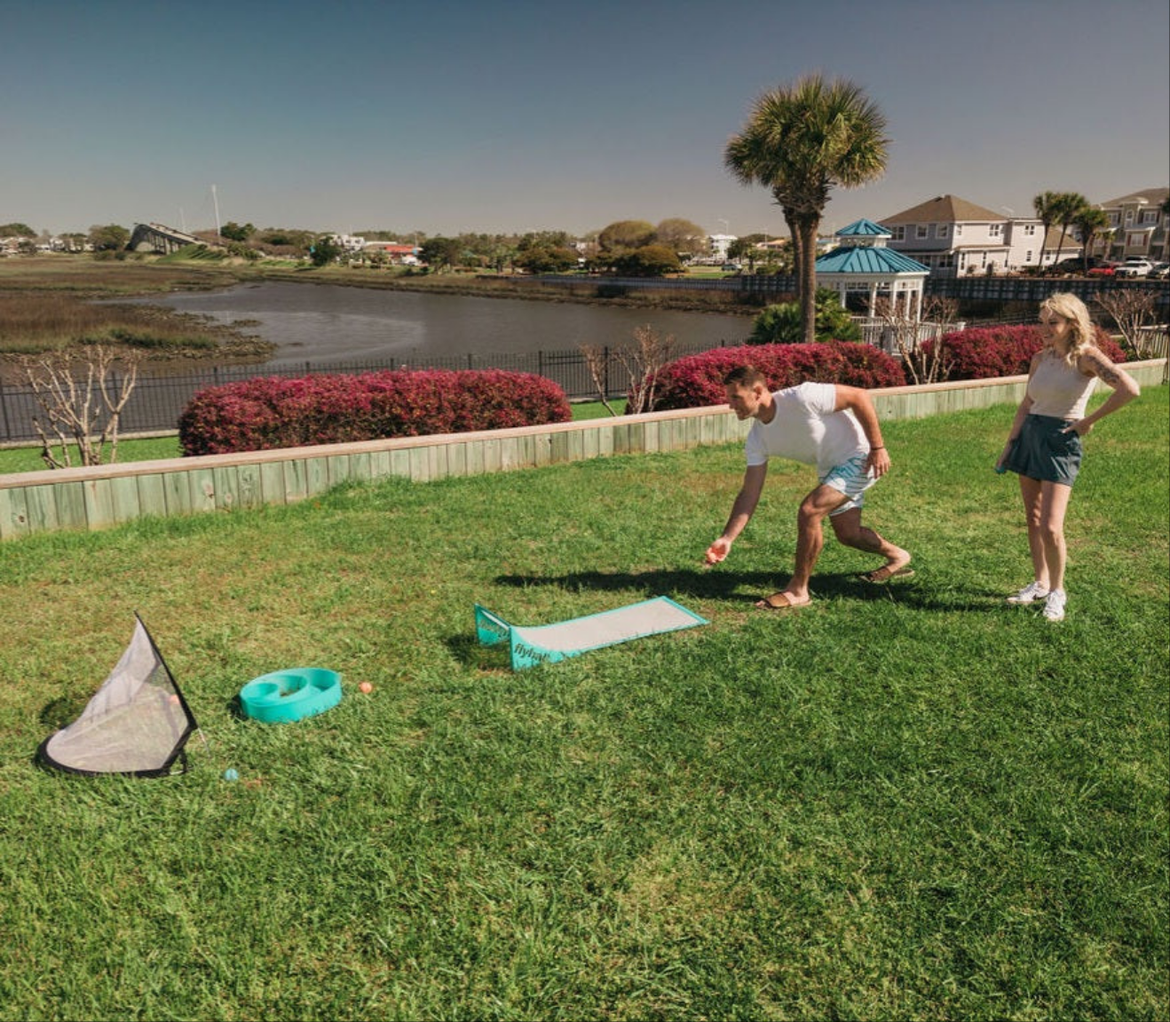 The FLYCATCHER pop-up flyball net